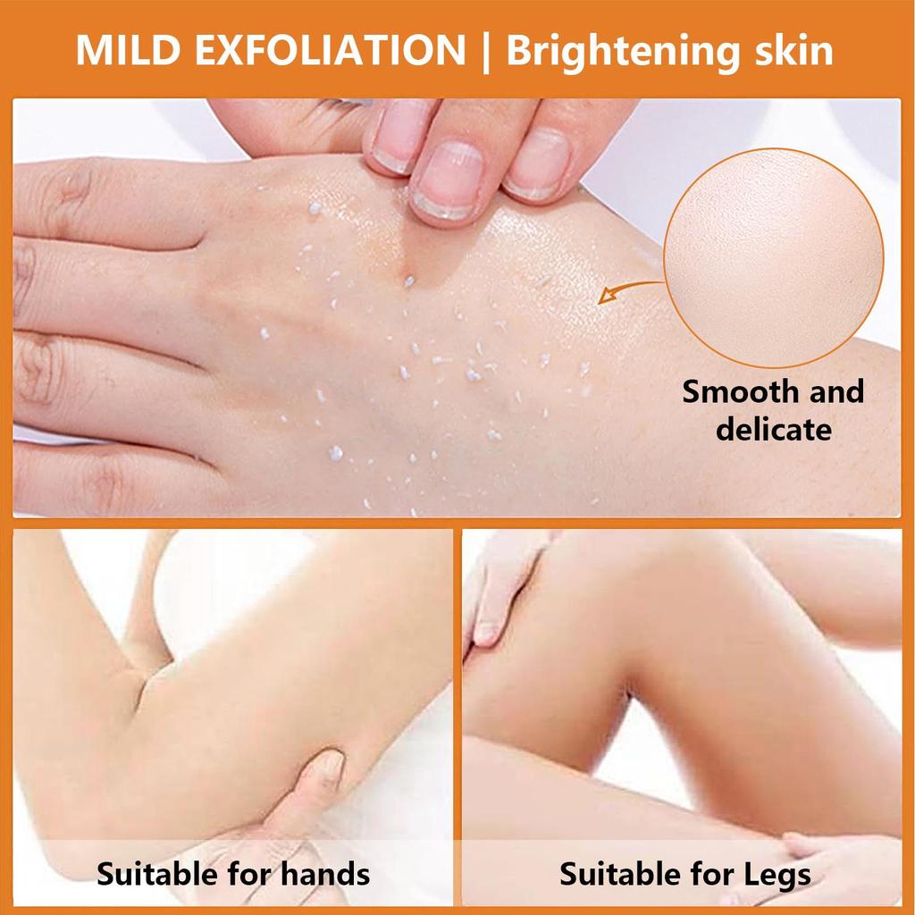 Orange Exfoliating Spray-Transparent Gel Moisturizing-Smooth Hands And Feet, Refines Dull Skin For A Clearer Look-100ml