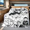 1PC DRAGON BALL  Print Flannel Blanket, High quality All Seasons, Home Decor, Warmth and Comfort, Perfect for Christmas Gifts