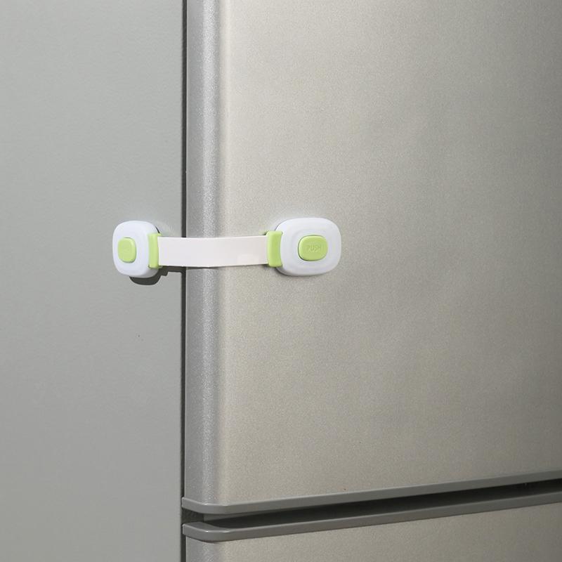 Baby Safety Lock Drawer Child Safety Cabinet Locks Adhesive Cabinet Drawer Door Latches Baby Safe Straps