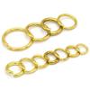 Solid Brass Jump Rings Split Jump Ring Open O Ring Connector 5mm-18mm for Necklace Jewelry Making Findings Accessories Supplies