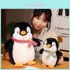 Sweet Half Moon Penguin Stuffed Plush Toy Soft Pillow For Children Ideal Birthday Gift In Pink And Gray