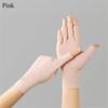 Thin Sunscreen Gloves Fashion Slip Resistant Cotton Anti-UV Mittens Solid Color Elastic Sun Protection Gloves Outdoor