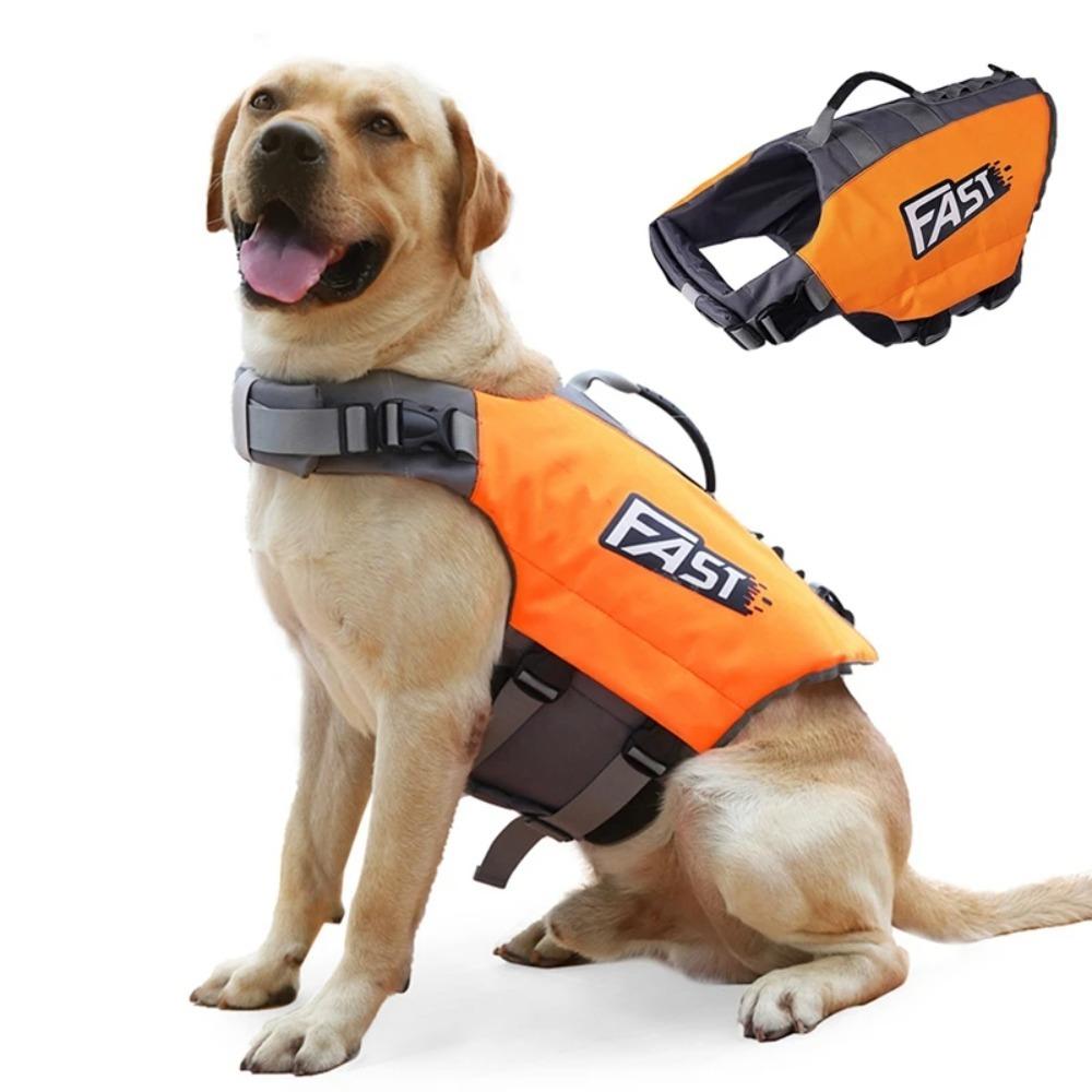 Reflective Dog Safety Vest Super Buoyancy Dog Life-Saving Clothes Pet Clothes  Summer Pool