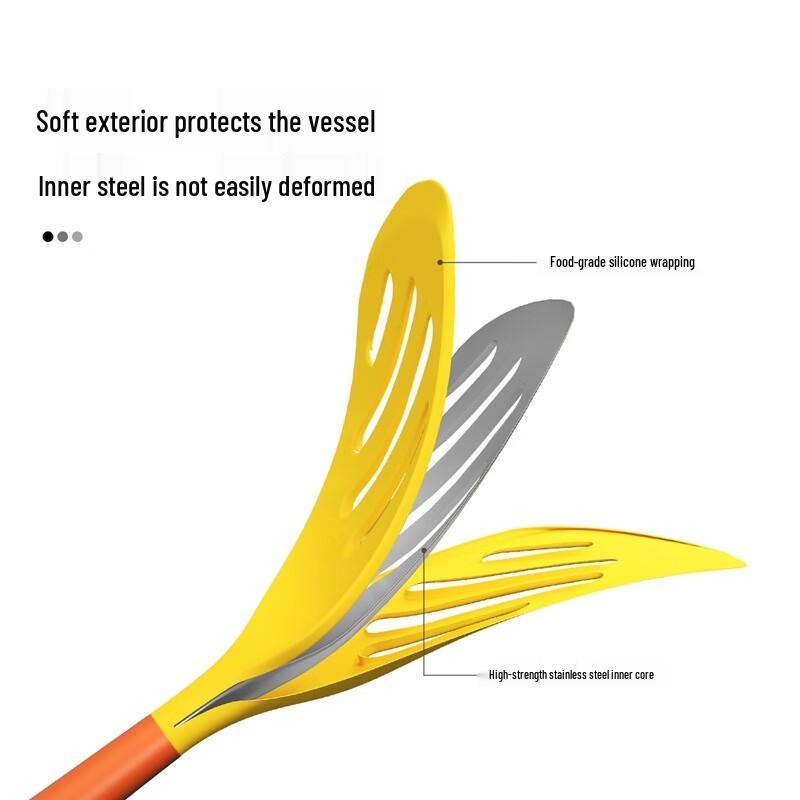 

B.Duck Little Yellow Duck Silicone Frying Spatula