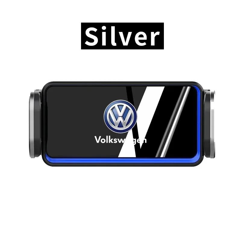 

For VW Hot 2025 New Car GPS Navigation Phone Holder Car interior Decorative For Volkswagen VW Golf Polo Passat Tiguan Rline GT білий