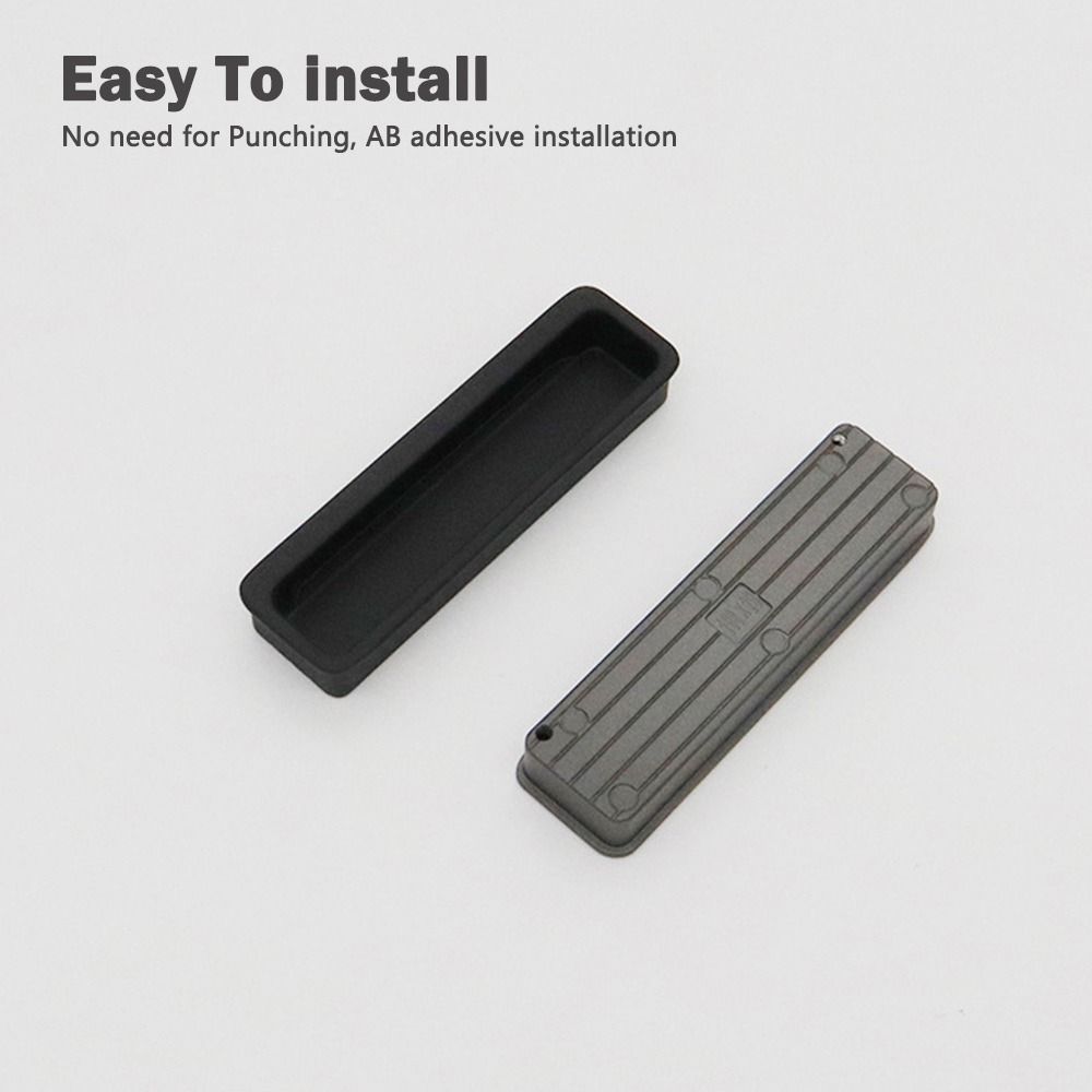 Manija de Puerta de Gabinete Integrada de Aleación de Aluminio Dorada Negra Gris Manija Multifuncional para Puerta Corredera Empotrada Oculta