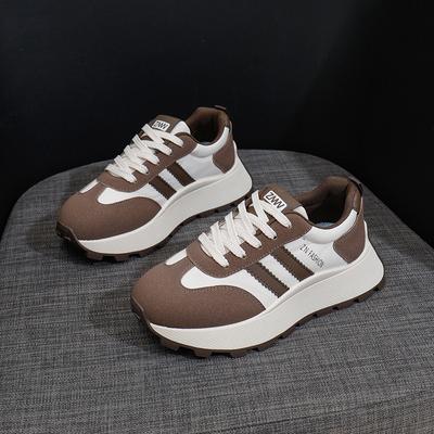 Ins versione coreana delle nuove scarpe da papà da donna 2025 primavera studente running sport scarpe casual rialzate con suola spessa AD8876