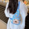 Printed Shoulder Capybara Crossbody Chest Bag Children Cartoon Outdoor Leisure