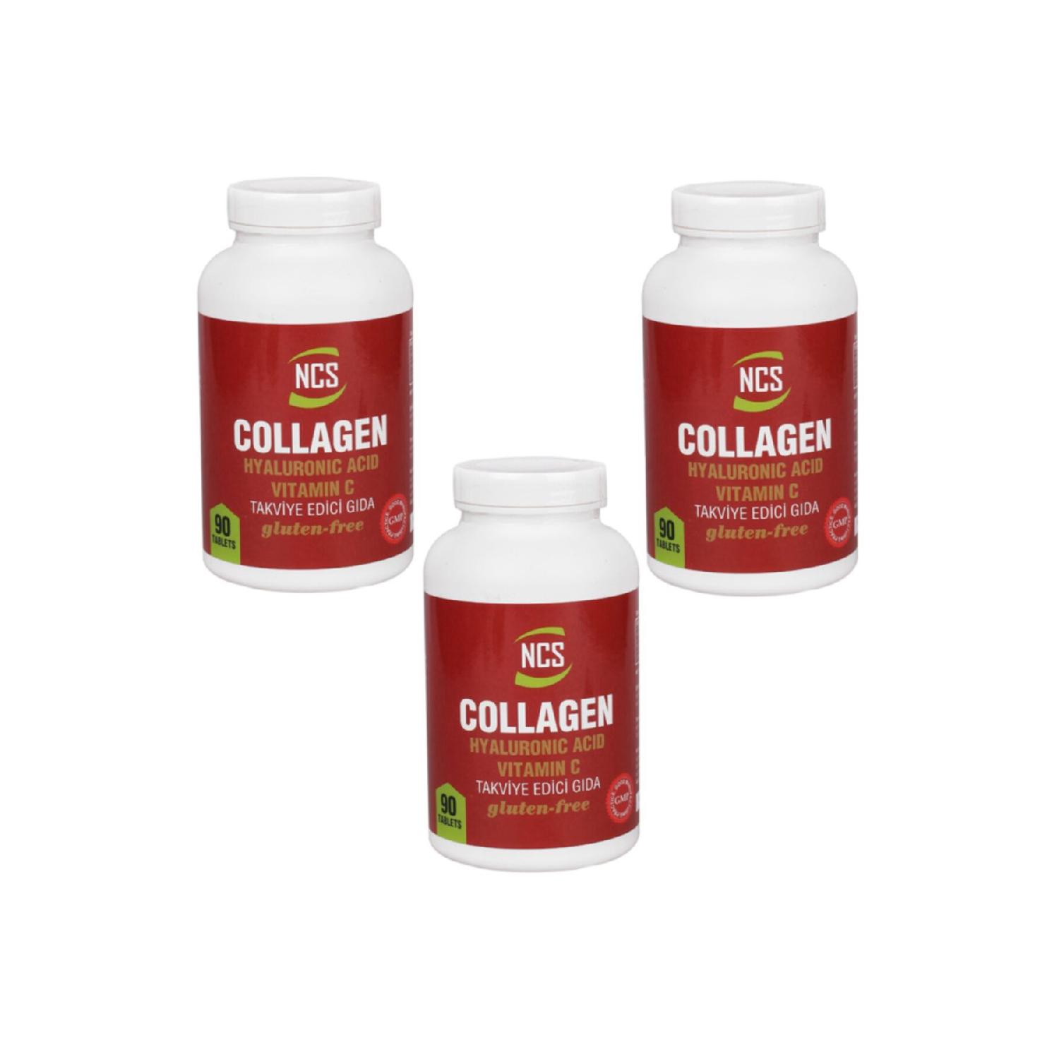 

Collagen Hyaluronic Acid Vitamin 90 Tablets Collagen 3 Boxes 270 Tablets