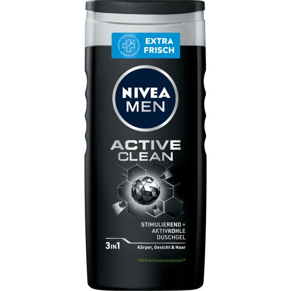 Nivea Men Active Clean Shower Gel 250ml