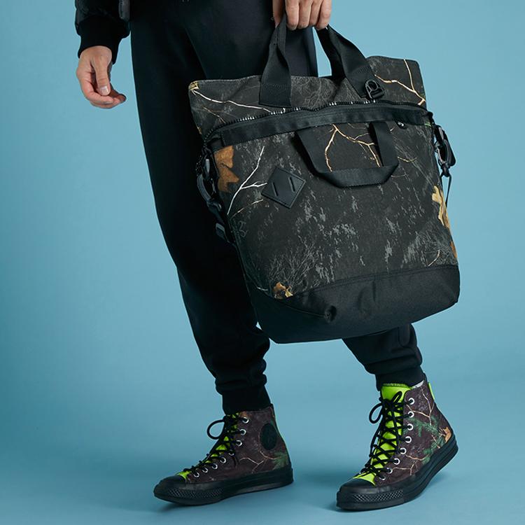 New Converse Polyester Tote Bag, Shopping Bag, Handbag Regular Unisex Camouflage 10020233-A01
