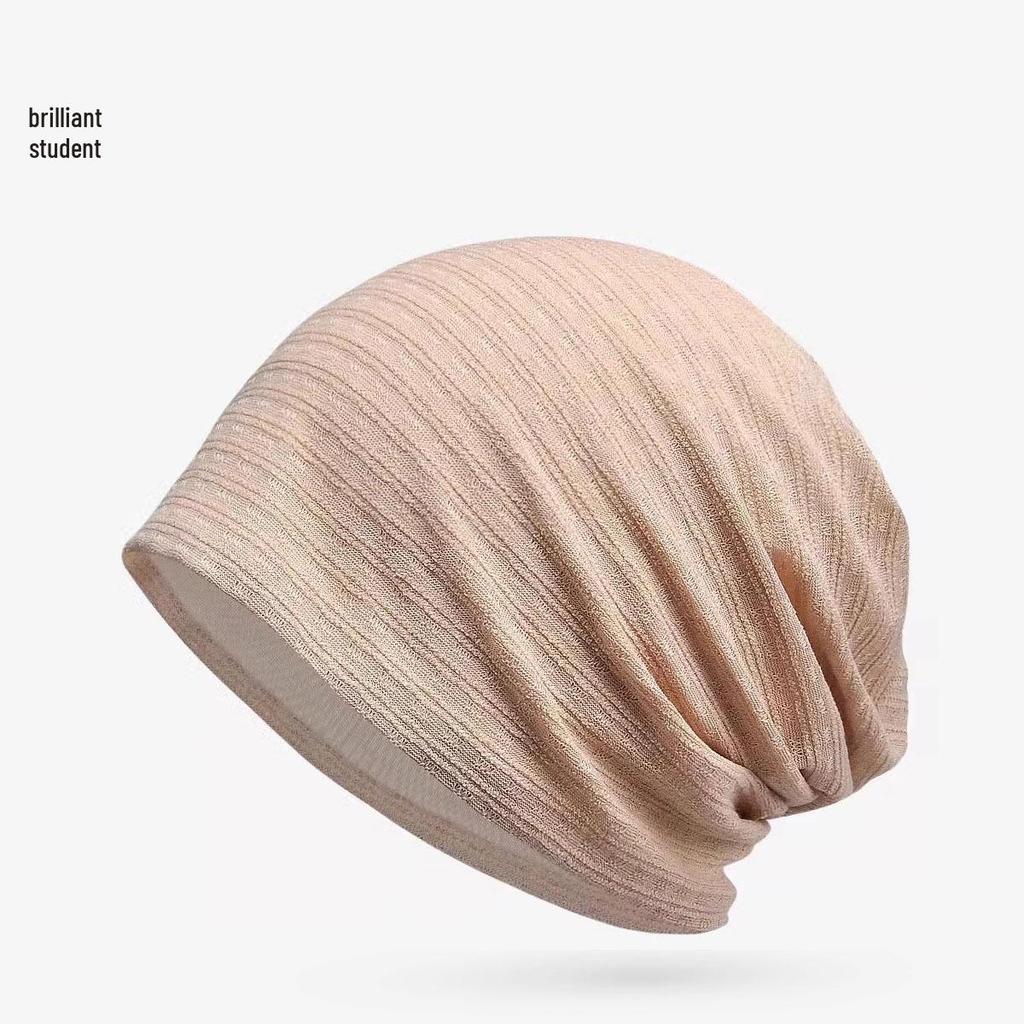 Elegantní bavlněný šátek na hlavu pro těhotné ženy na jaro/léto - Prodyšný, s ochranou proti slunci a všestranný pro nošení na ulici nebo při spánku