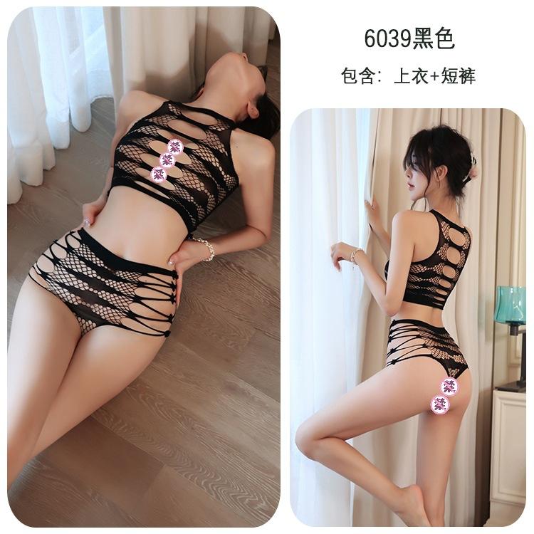 Lenjerie erotică pentru femei Body cu plasă din plasă Bodystocking transparentă Bodystocking Lenjerie de corp elastică Seducție transparentă Lenjerie de noapte
