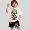 Childrens Cotton ShortSleeved Shorts Set with Cartoon Print  Boys Sports Shirt for Summer TShirt Set of 2 Pieces