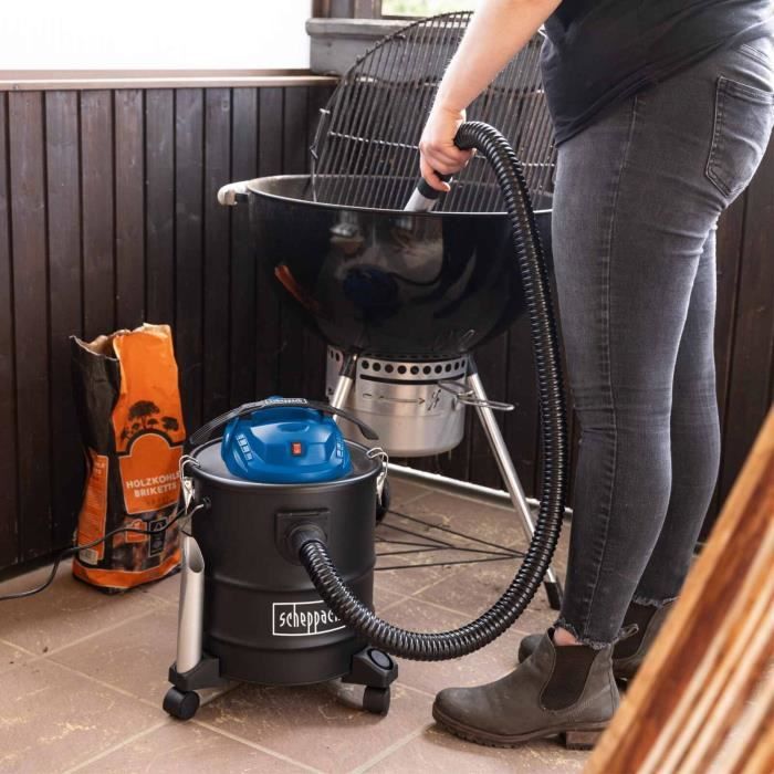 Aspirateur À Cendre AVC25 - Cuve De 20L - 1300W - SCHEPPACH