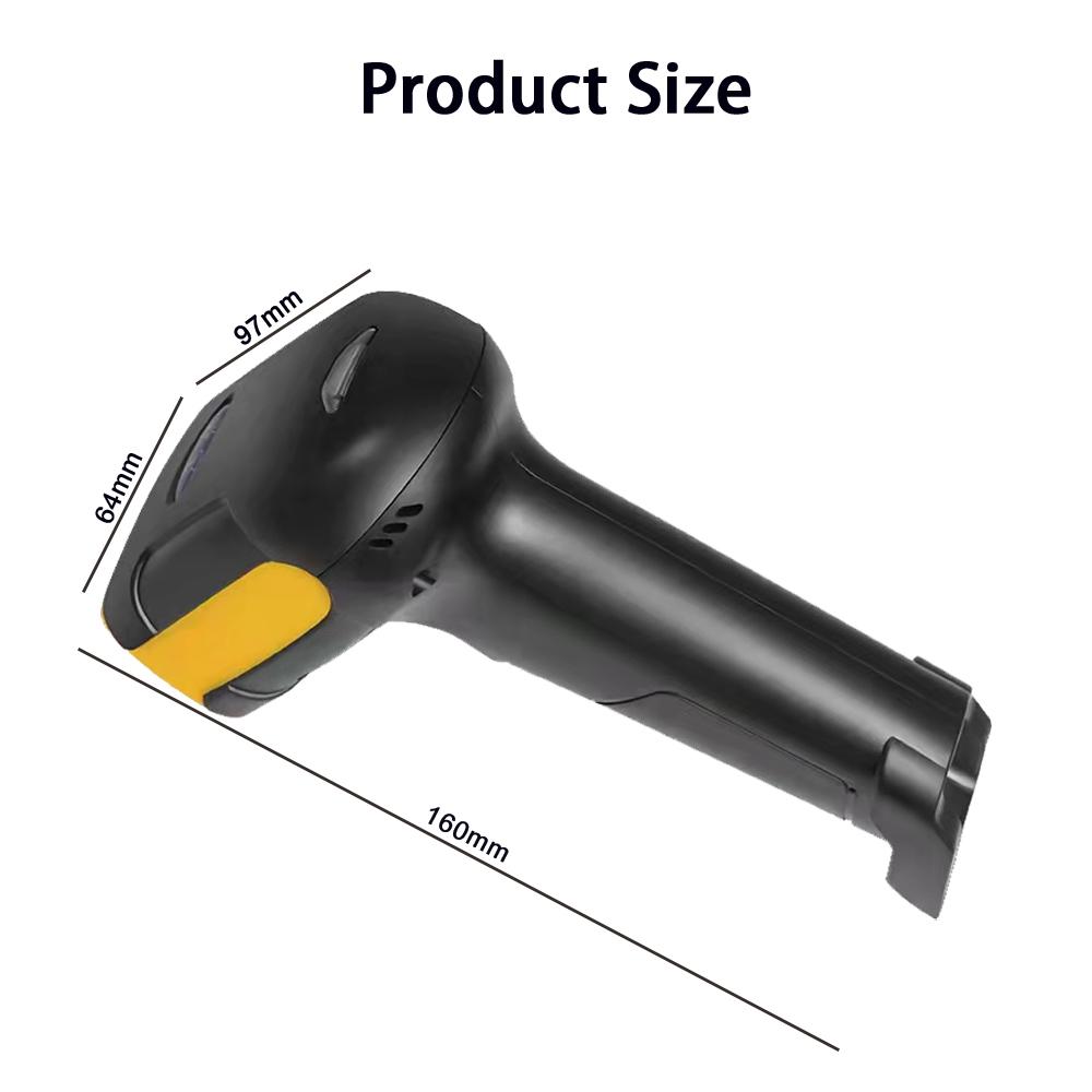 Wired or Wireless Scanner 1D 2D Handheld Bar Reader QR Code Scanner PDF417 for Supermarket Store