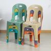 Gurede Thickened Plastic Dining Chair