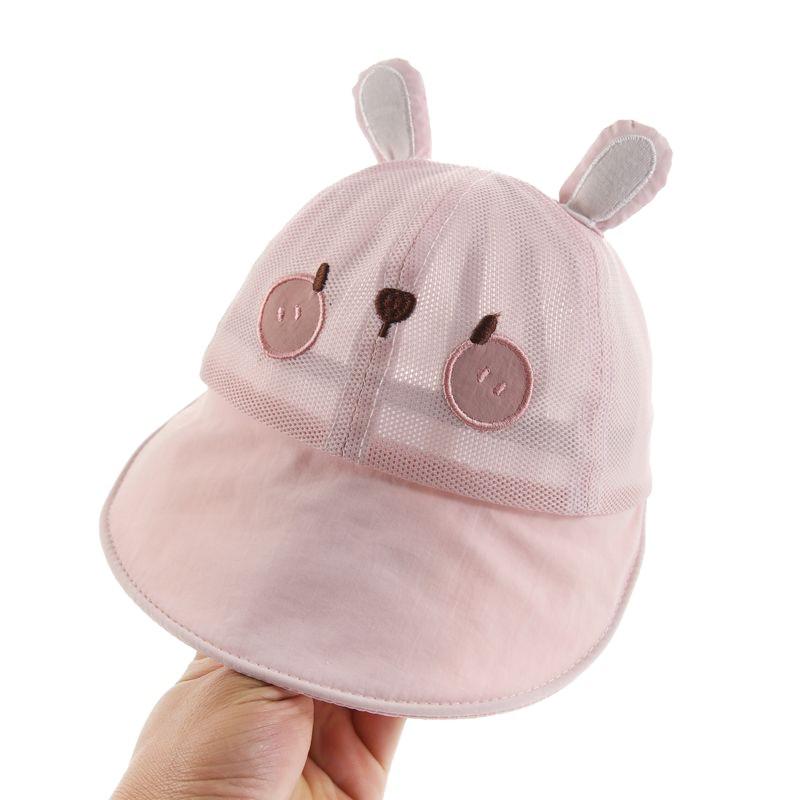 Adorable Unisex Baby Sun Hat: Breathable Mesh, Wide Brim, Summer Protection
