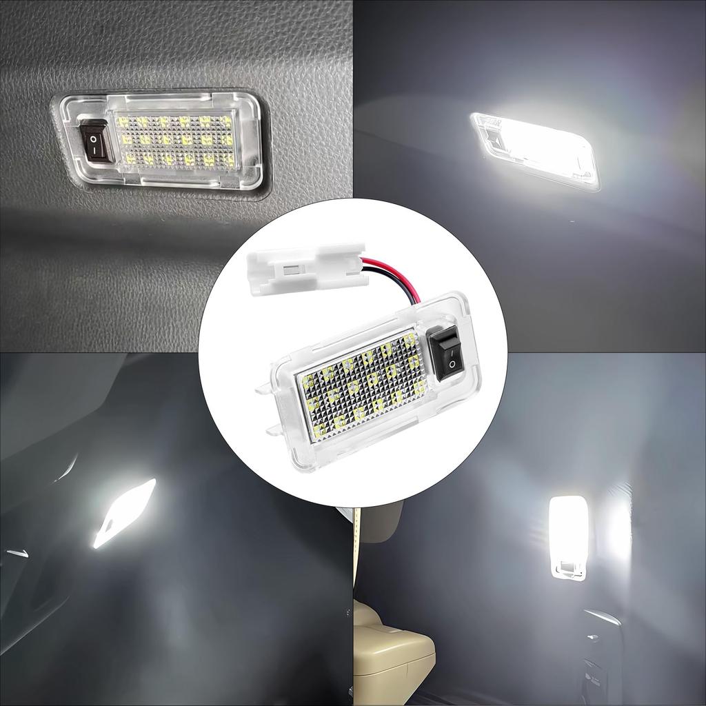 Futwod LED Luggage Lamp for Toyota Alphard 30 20 Vellfire Voxy 70 Harrier 60 Estima 50 Luggage Room Lamp White Unit Genuine Replacement Interior Parts