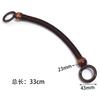 1pc Wooden Handbag Handle Rope Vintage Woven Wooden Bead Handbag Handle For DIY Crafts Bag Strap Replacement Handbag Accessories