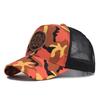 Summer Mesh Breathable Personality Sticker Embroidery Mesh Women'S Baseball Cap Men'S Outdoor Sunscreen Cap