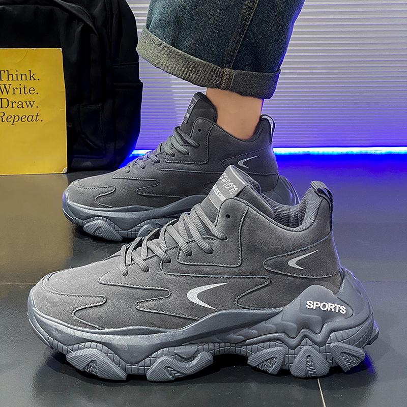 Autumn and winter new high-top sports and leisure height-increasing dad trendy shoes