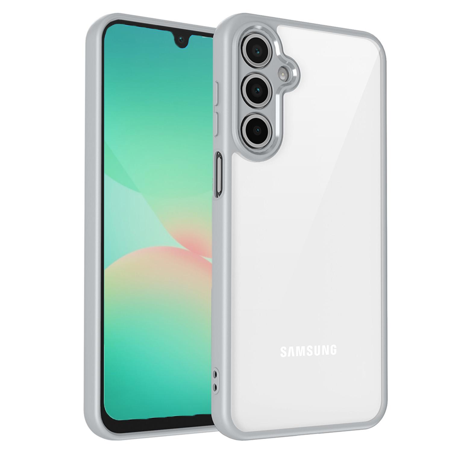 

For Samsung Galaxy A26 5G/A17 5G Case Matte Skin Touch Clear PC+TPU Shockproof Phone Back Cover Grey