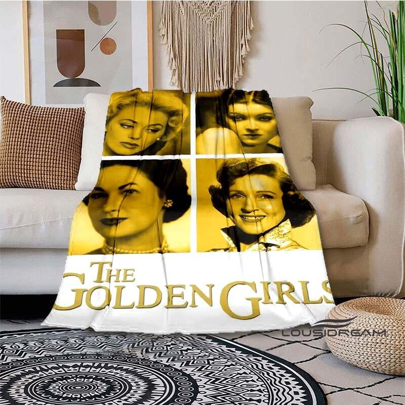 Classic Tv Throw Blanket Golden Girls Friend Ship Flannel Lightweight Plush Fuzzy Cozy Soft Blankets and Throws Custom Blankets2