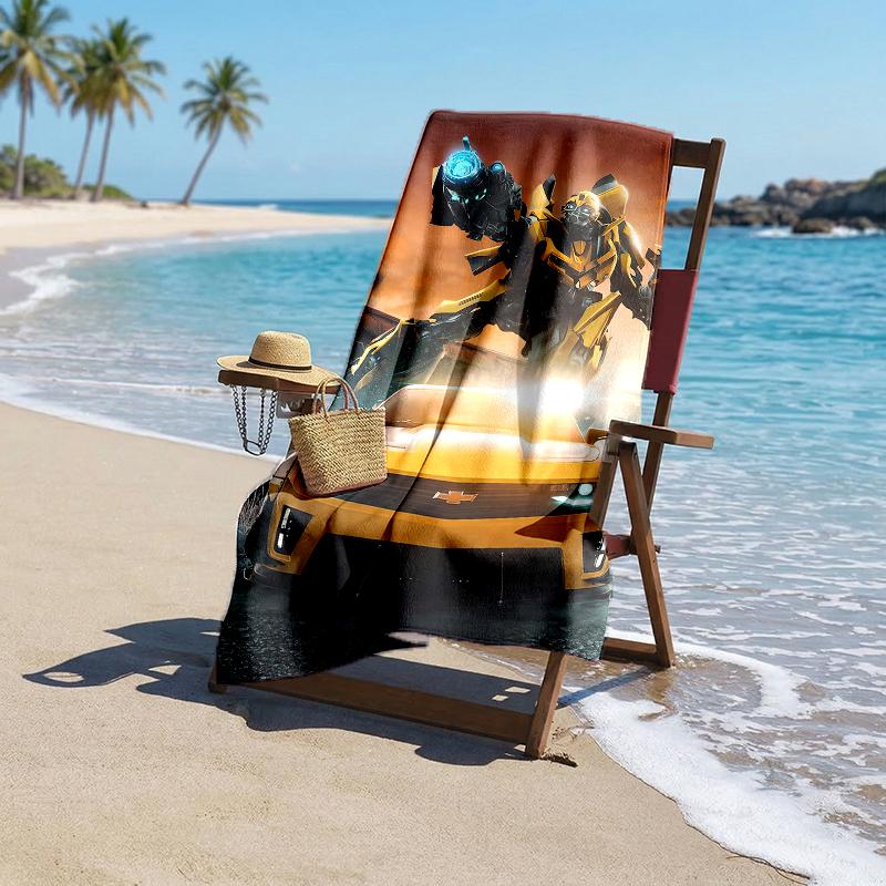 Bumblebee Fashion Beach Towel: Ideal for Summer Adventures Soft, absorbent and quick drying suitable for swimming and bathing