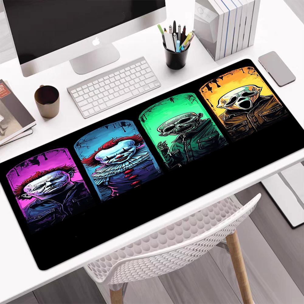 Halloween Horror Theme Mouse Pad, Non Slip Rubber Base, Multifunctional Office & Home Decor, Perfect for Workspace Personalization.