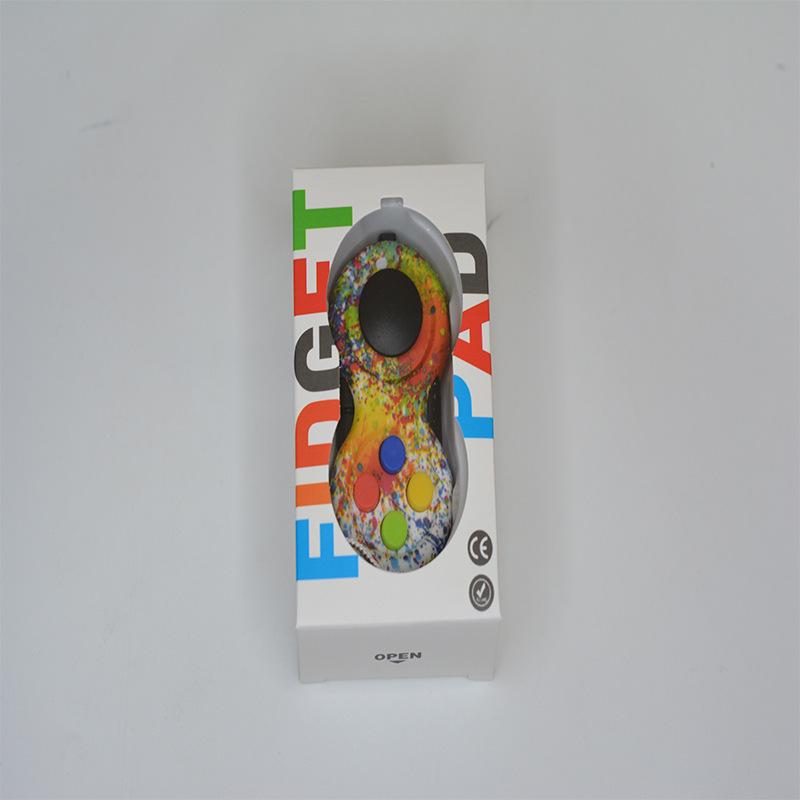 Fidget Game Toy: Magic Cube with Silicone Buttons for Stress Relief