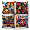 Mandala Pattern Polyester PillowcaseSuitable for Sofa Car Bedroom Decorative Cushion Cover Pillow Cover
