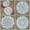 Flower Embroidery Cup Pad Delicate Doily Handmade Placemat  Home