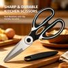 Reinforcement Multifunctional Heavy Duty Kitchen Shears Stainless Steel Chicken Bone Cutter Household Food Fish Cutting Tool