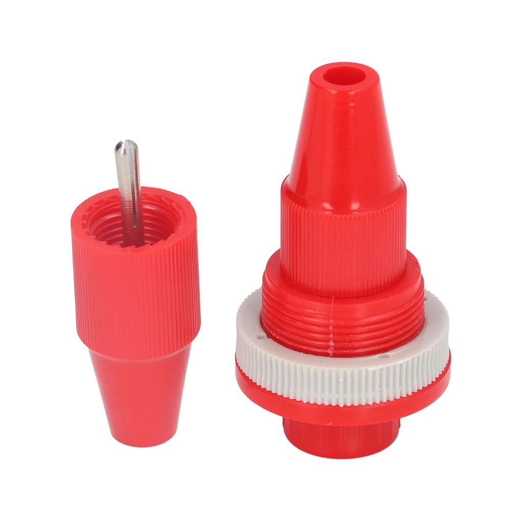 Binding Post Plug Socket Set ABS Silver Alloy Binding Post Terminal with Clear Threads