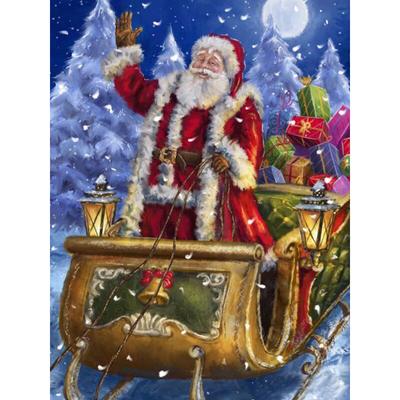 Diamentowe malowanie Boże Narodzenie 5d Cross Stitch Santa Diament Haft Cross Stitch