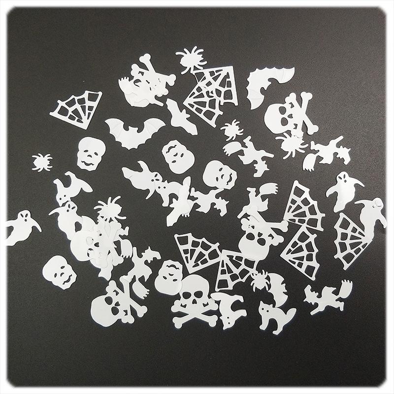 Yaleduo Halloween Skull Spider Pumpkin Sequin Accessories for Costume Photography
