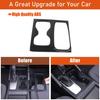 ABS Carbon fiber Center Gear Shift Cup Holder Trim Cover For Nissan Frontier 22+