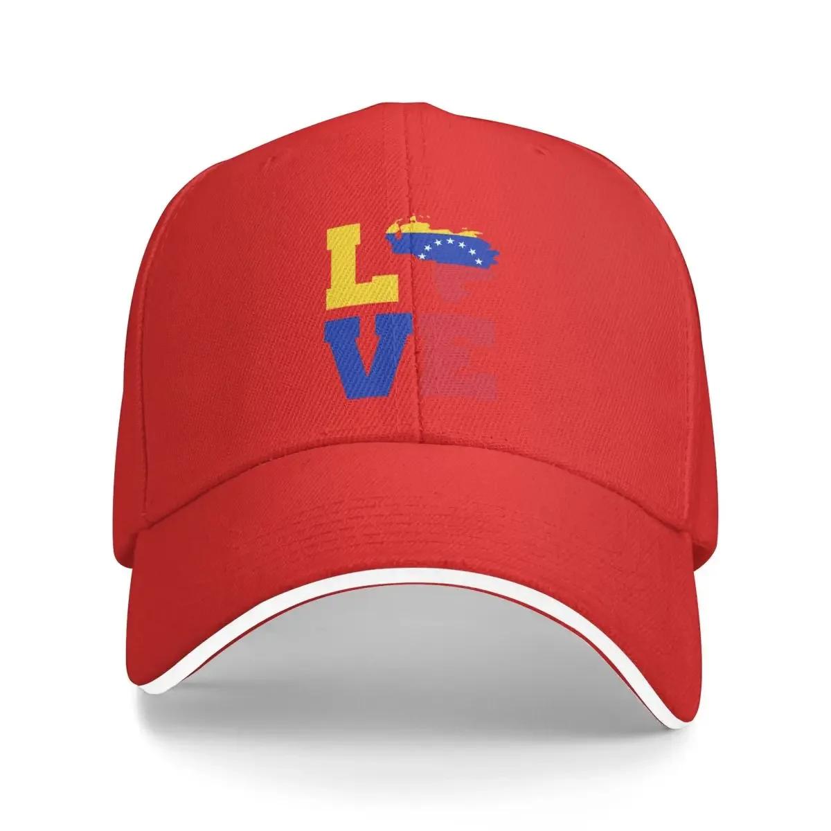 Unisex Women Love Venezuela Map Flag Dad Hat Vintage South America Venezuelan Heritage Versatile Baseball Cap Fit All Size One Size