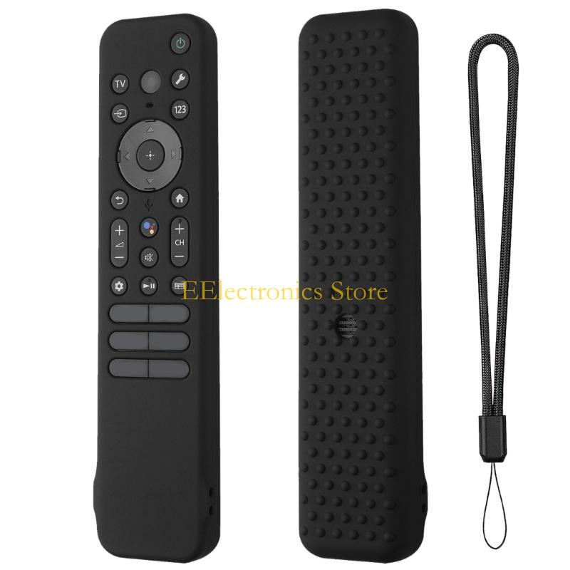 

B03C Stylish Silicone Skin Covers for RMF TX810U Television Remote Control Shockproof Sleeves in Mutiple Color Pouch чорний