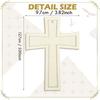 Premium-Unpainted Large Blank Wooden Crosses 24 Pcs For Crafts For Sunday For Crafts Unfinished Wooden Layered Cross