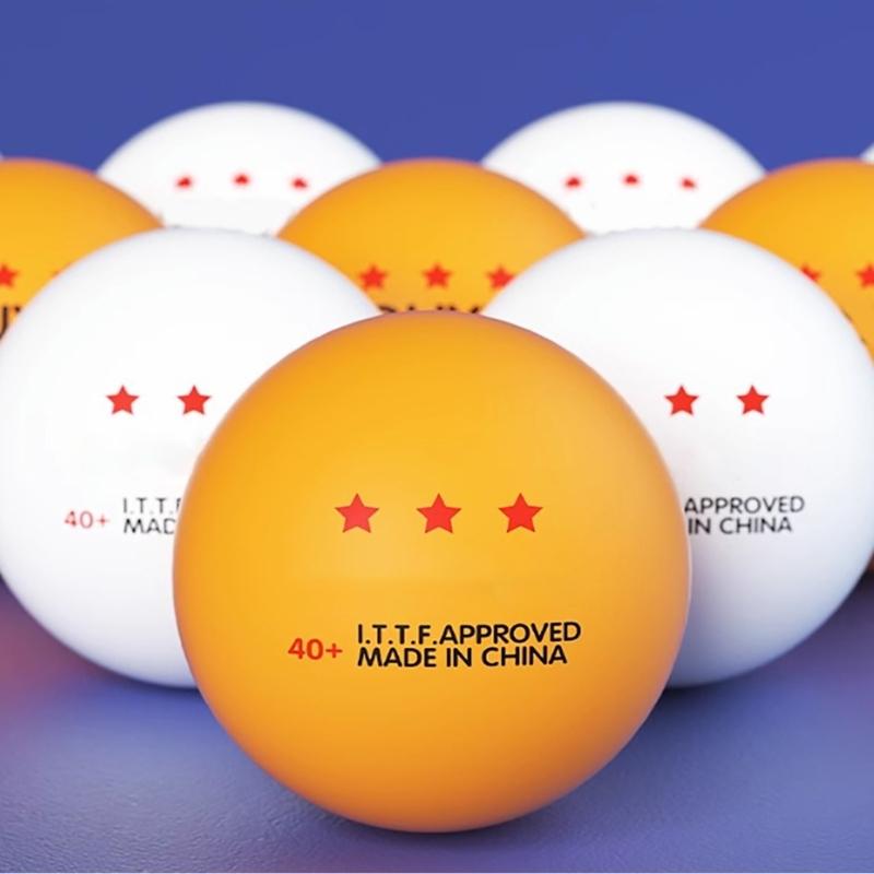 10 Pcs Durable PingPong Ball 3-Star Table Tennis Ball Standard Table Tennis Ball Outdoor Sports Accessories Durable