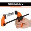 2PCS 6 Inch Orange Quick Clip Woodworking Pen Clamp