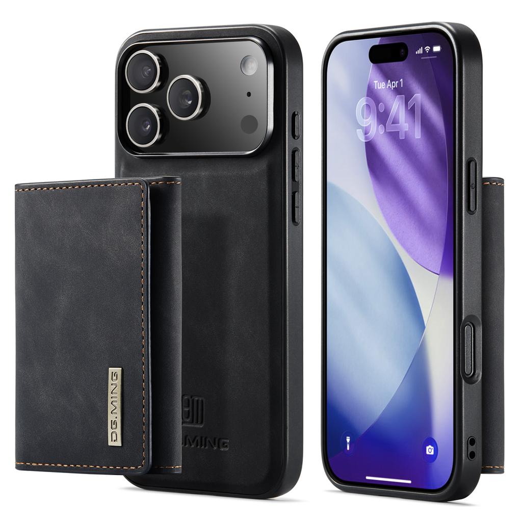 For IPhone 17 Air 16 15 14 Plus 13 12 11 Pro Max XS XR Phone Case 2 in 1 Detachable Wallet Cards Holder Magnetic Leather Cover