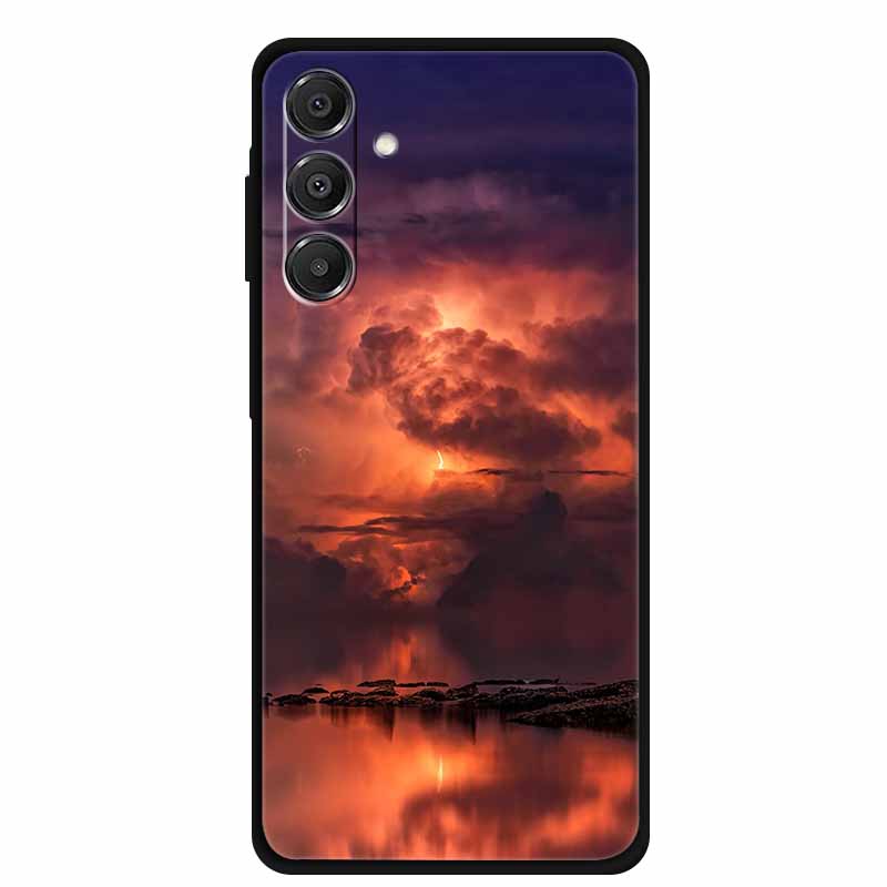 For SAMSUNG GALAXY A37 A57 5G Case Original Soft Silicone TPU Phone Cases Cover Samsung A57 A37 5G Fashion Protector Planet Capa