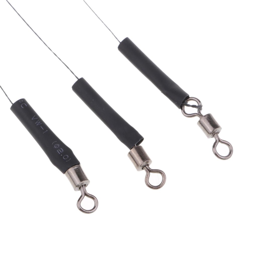 Buy 8Pcs Carp Fishing Hook Ready Made Hair Rigs + Boilie Stoppers ...