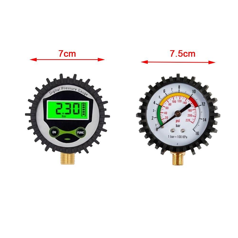 LED Display Digital Tire Pressure Gauge LCD Backlight Pressure Gauge New Tyre Tester  Bike