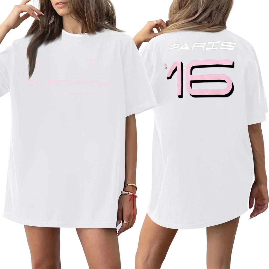 Women's Round Neck Printed Short-sleeved T-shirt Top