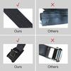 4 Pack Adjustable Heavy Duty Tie Down Straps with Quick Secure Cam Buckles for Cargo Trucks Trailers Moving Loads Black