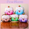 Strawberry Cake Cartoon Childrens Oxford Cloth Backpack With Curved Shoulder Straps For Kindergarten Children